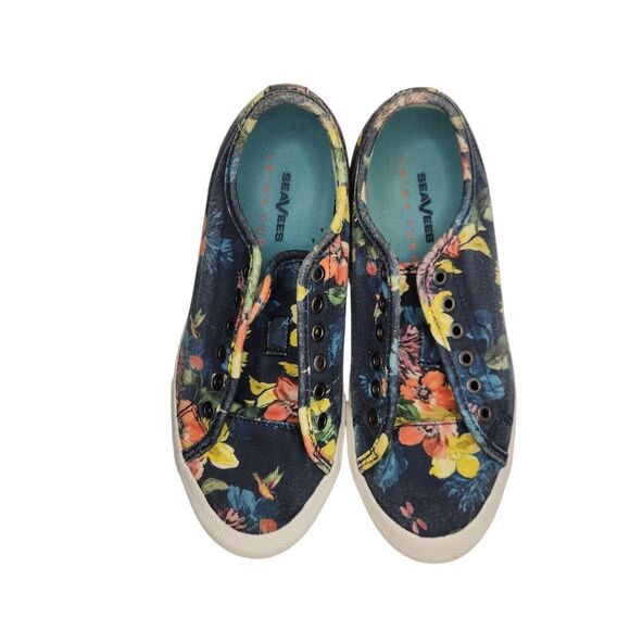 Seavees Sz 6 Trina Turk Monterey Floral Sneakers - Picture 3 of 14